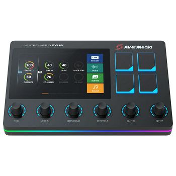 AVerMedia Live Streamer NEXUS Audio-Mixer / Control Center 61AX310000AB