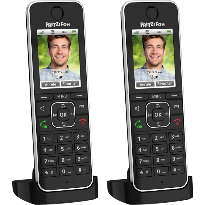 AVM FRITZ!Fon C6 Bundle, handset (black)