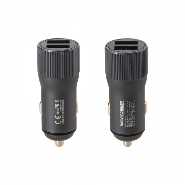 REMAX Retour Series 2USB 2.4A QC 3.0 Car Charger RCC221 tarnish