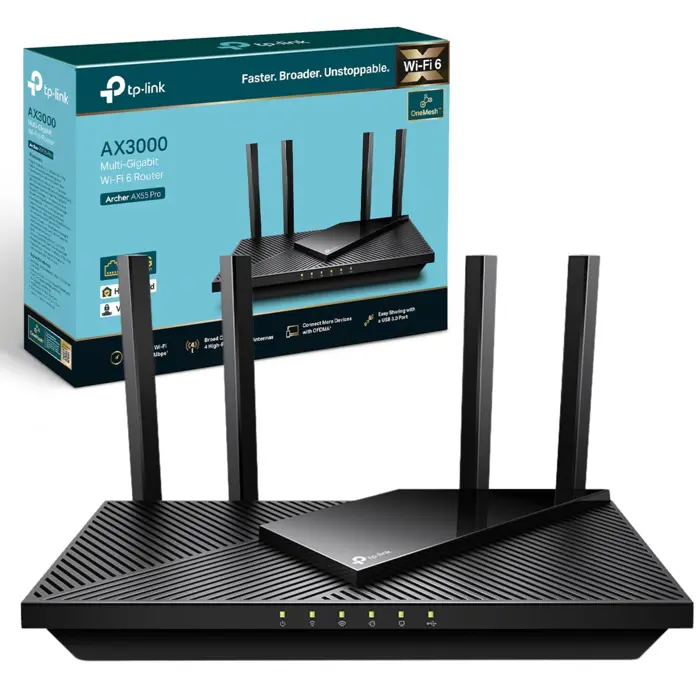 AX3000 Multi-Gigabit Wi-Fi 6 Router