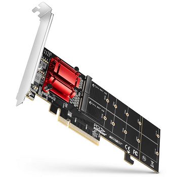 AXAGON PCEM2-ND PCIe adapter for two M.2 SSDs PCEM2-ND