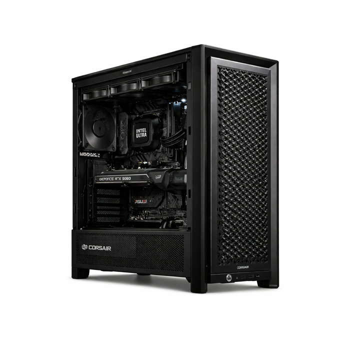 BAB računalo STEALTH ELITE – Core Ultra 9 285K, RTX 5080, 32GB DDR5, 2TB SSD, No RGB, Win11 Pro – Powered by Corsair