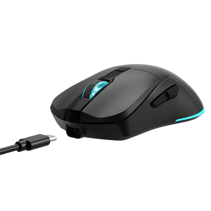 BARACUDA bežični gaming miš BGM-121 TURTLE 3.200dpi crni