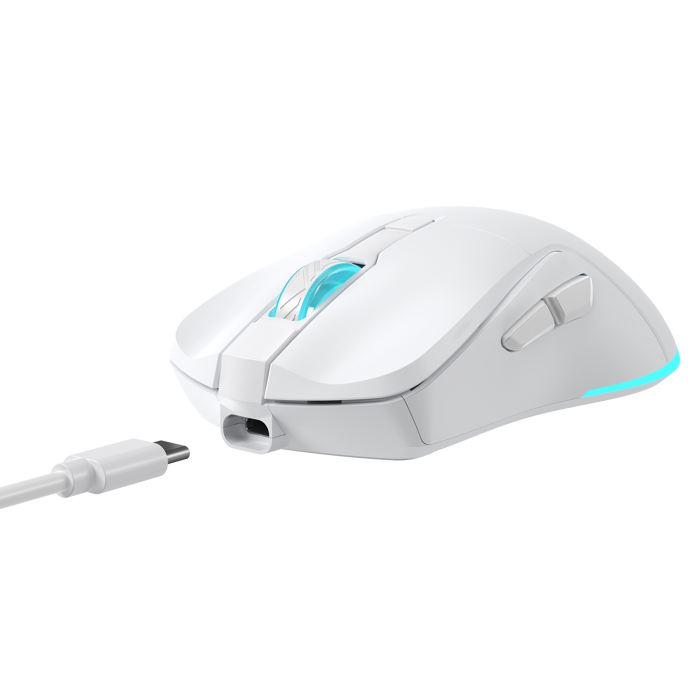 BARACUDA bežični gaming miš BGM-122 TURTLE 3.200dpi bijeli