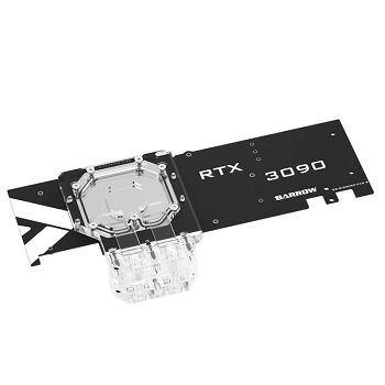 Barrow Aktive Backplate RTX 3080/90 Gaming OC RGB - Acryl BS-GIG3090-PA2 B