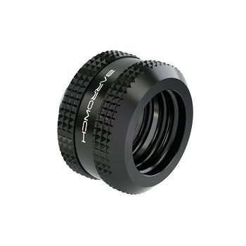 Barrow Hardtube Fitting 14mm, G1/4 inch connection - black FBYKN-T14 V1 b