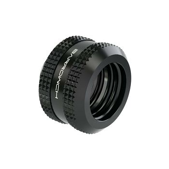 Barrow Hardtube Fitting 16mm, G1/4 inch connection - black FBYKN-T16 V1 b