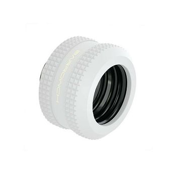 Barrow Hardtube Fitting 16mm, G1/4 inch connection - white FBYKN-T16 V1 w