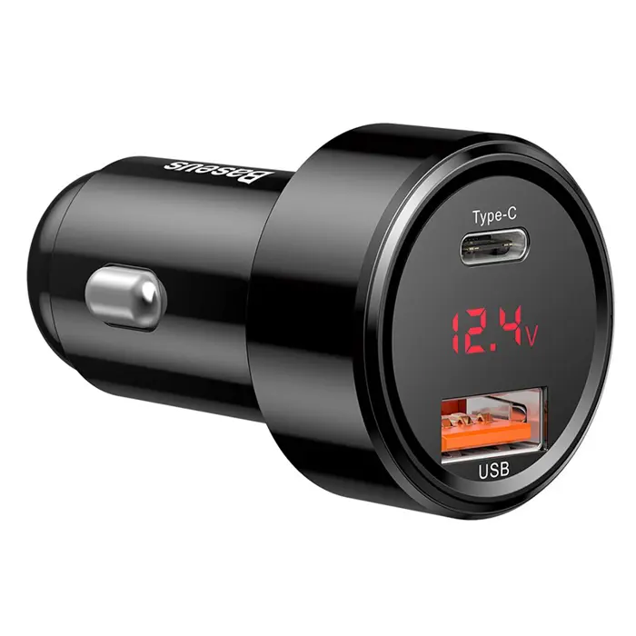 Baseus CCMLC20C-01 mobile device charger Universal Black Cigar lighter Fast charging Auto