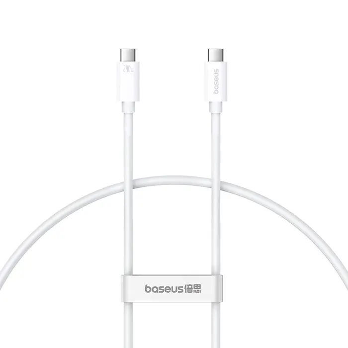 Baseus Superior USB C to USB C data cable 1 m 240 W White