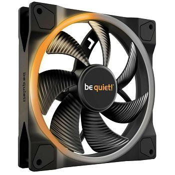 be quiet! Light Wings ARGB PWM ventilator - 140mm crni BL074