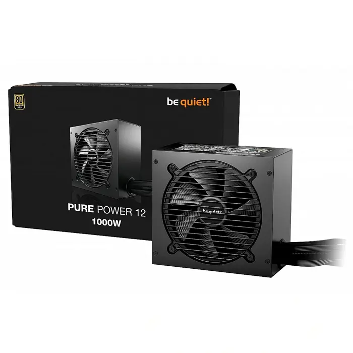 be quiet! Pure Power 12 Netzteil 80 PLUS Gold, ATX 3.1, PCIe 5.1 - 1000 Watt-BP005EU