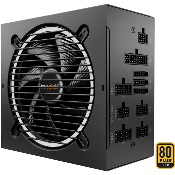 be quiet! Pure Power 12M 1200W, PC power supply (black, 5x PCIe, cable management, 1200 watts)
