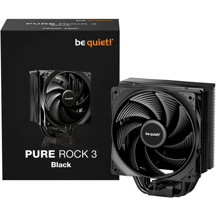 Be quiet Pure Rock 3 Black (black, 120 mm)