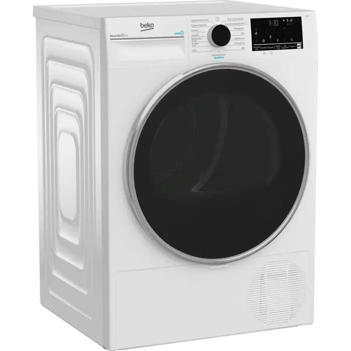 BEKO B3T422391, heat pump condenser dryer (white/black)