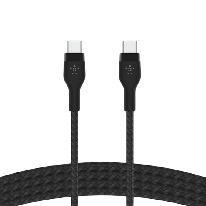BELKIN  USB-C to USB-C 2.0 Braided silicone, 1M, White
