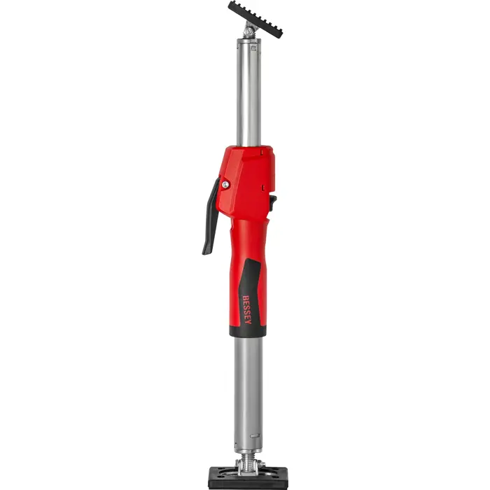 BESSEY ceiling and mounting support STE55 silver/red, 400mm - 550mm, with pump handle