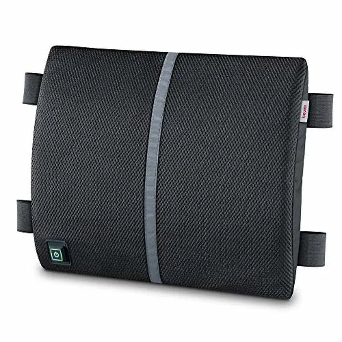 Beurer back support with heat HK 70, heating pads (gray, 36 x 29 cm)