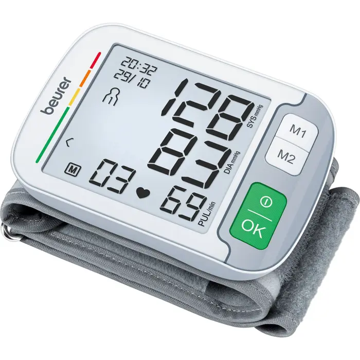 Beurer BC 51 wrist blood pressure monitor (white/gray)