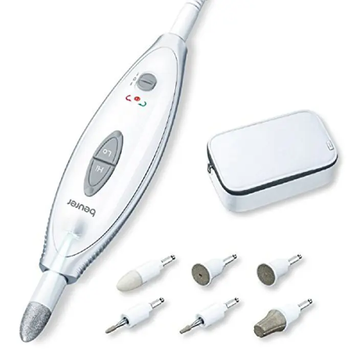 Beurer MP 41 manicure / pedicure set - nail care - white / gray