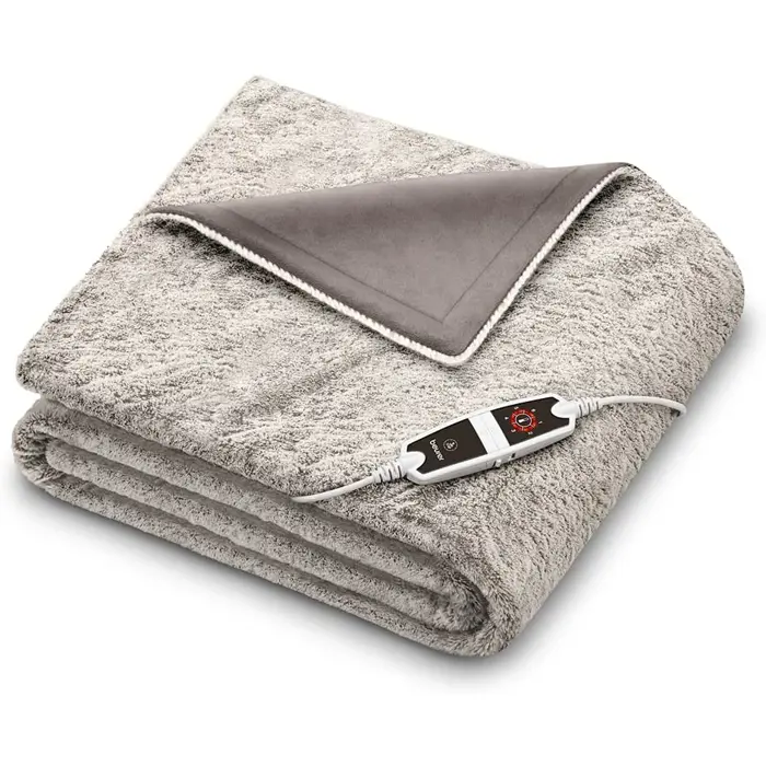 Beurer XXL Heat blanket HD 150 Nordic, electric blanket (grey, 150 x 200 cm)