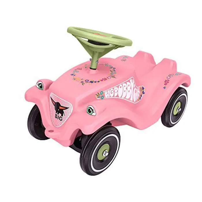 BIG Bobby Classic Flower - pink / light green - Car
