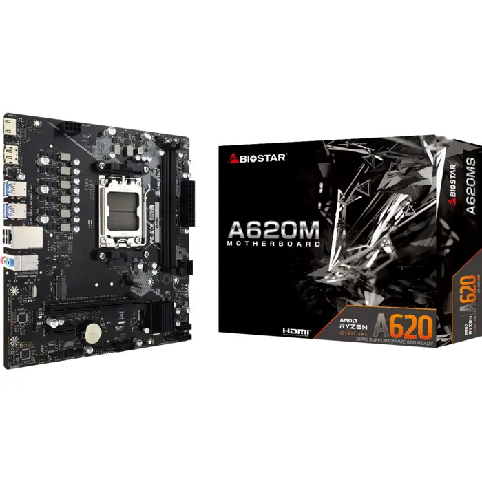 Biostar A620MS (black) - Socket AM5