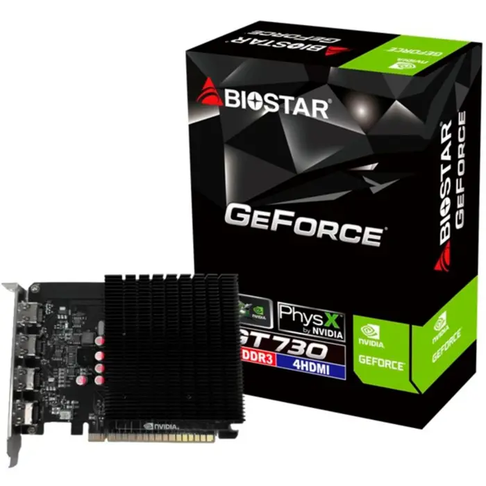 Biostar GeForce GT 730, graphics card (4x HDMI)
