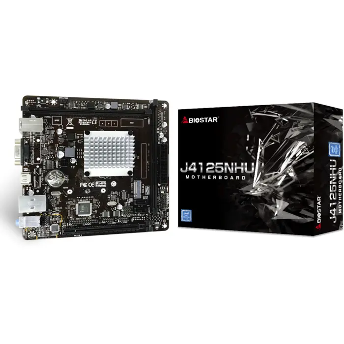 Biostar J4125NHU, motherboard