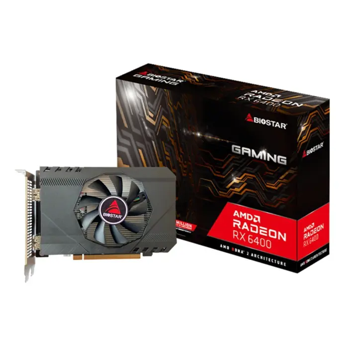 BIOSTAR RX 6400 4GB graphics card