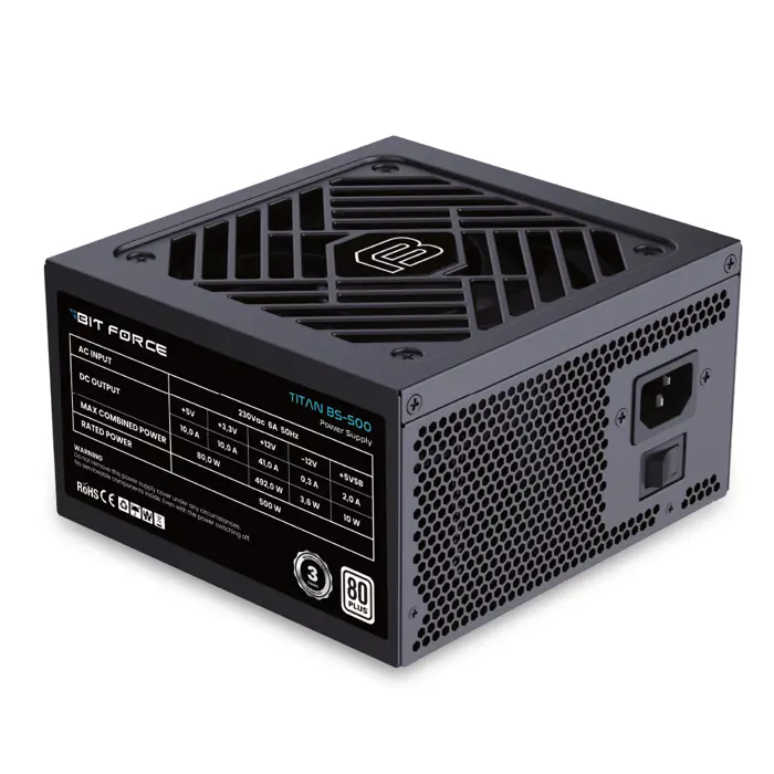 BIT FORCE napajanje 500W 80PLUS TITAN BS-500 ATX 2.31