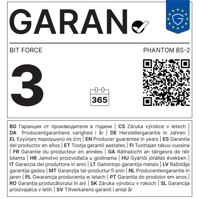 Bit Force PHANTOM BS-2 Midi Tower ATX kućište bez napajanja, crno
