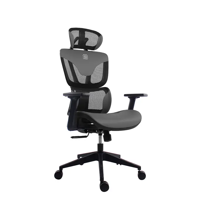 BIT FORCE uredska stolica COZY LM-2D crno/siva - IZLOŽBENA