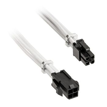 BitFenix Alchemy 4-Pin-ATX12V-Produžni kabel, 45 cm, sleeved - bijeli BFA-MAC-4ATX45WK-RP