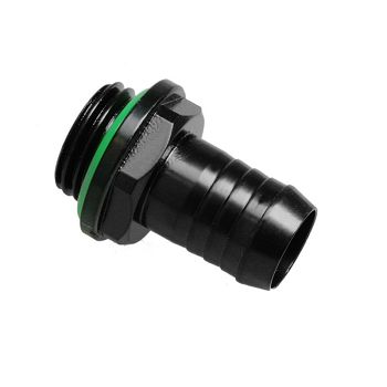 Bitspower connection straight G1/4 inch AG to 10mm ID - black matt BP-MBWP-C02