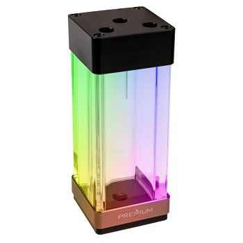 Bitspower Premium Cubiod reservoir 150 mm - acrylic BPPRE-WTCR150