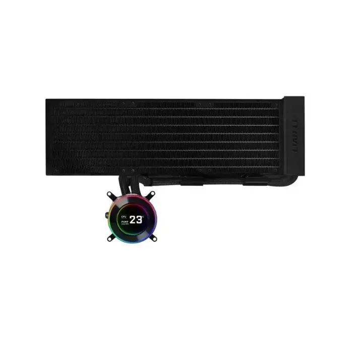 Black ARGB AiO water cooling system