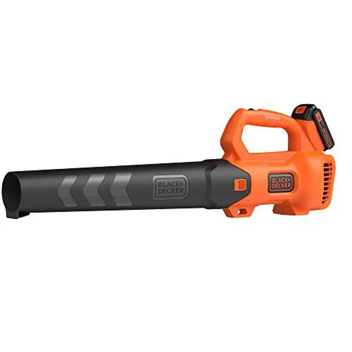 BLACK + DECKER battery Axial fan BCBL200L QW, 18 Volt, leaf blower (orange / black, Li-ion battery 2,0Ah)
