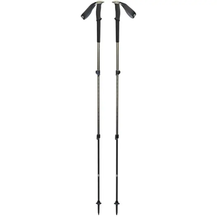 Black Diamond Trekking Poles Trail (black/olive green, 1 pair, 100-140 cm)