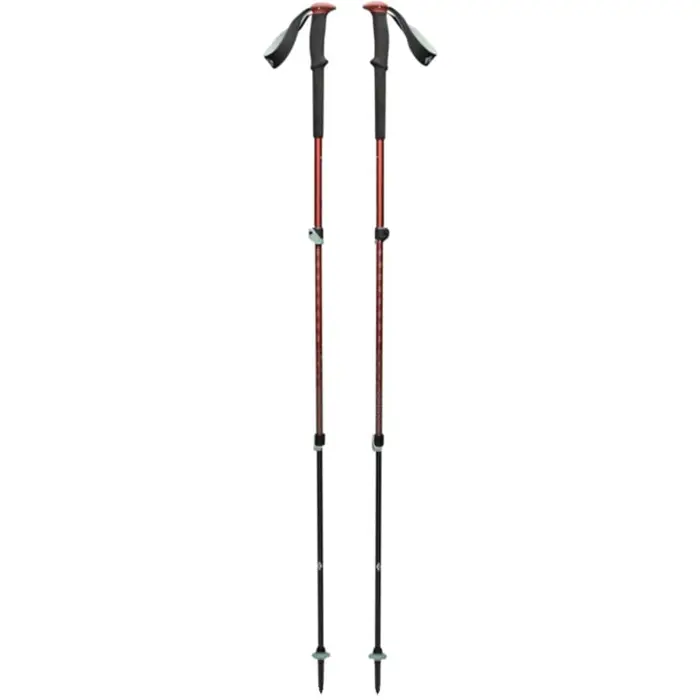 Black Diamond trekking poles Trail (red/mint, 1 pair, 100-140 cm)