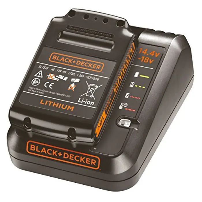 Black+Decker charger + battery BDC1A15-QW 18V 1.5Ah