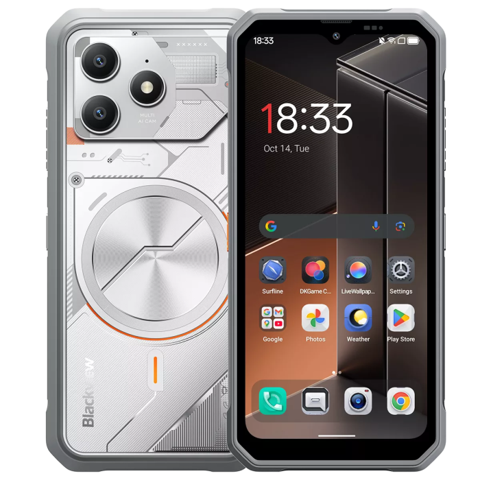 Blackview pametni robustni telefon FORT 100 8/128GB, bel