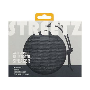 Bluetooth zvučnik, STREETZ CM763, IPX7, mikrofon, crni