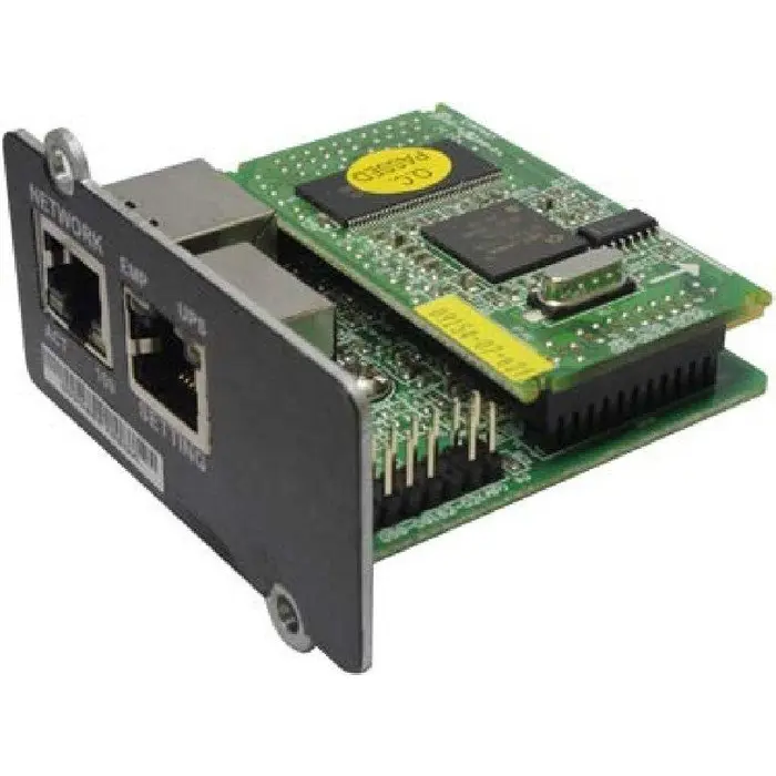 BlueWalker PowerWalker mini NMC SNMP Card - Network Adapter - Black - Network Management Protocol Module