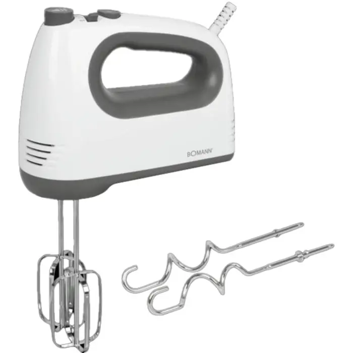Bomann hand mixer HM 6054 CB (white/grey, 400 watts)