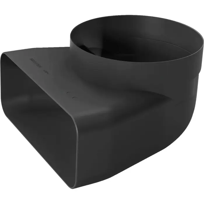Bosch 90° adapter piece HEZ9VDSI1, ? 150mm, tube (black, round>flat, male)