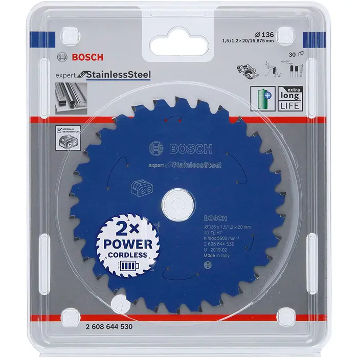 Bosch circular saw blade EfS 136x20x1.5 / 1.2x30T - 2608644530