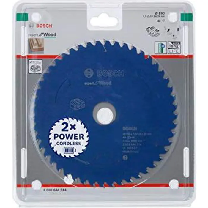 Bosch circular saw blade EfW 190x30x1.5 / 1x48T - 2608644514