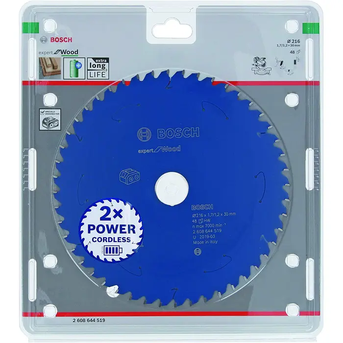 Bosch circular saw blade EfW 216x30x1.7 / 1.2x48T - 2608644519