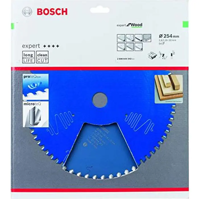 Bosch circular saw blade EX WO T 254x30-54 - 2608644342